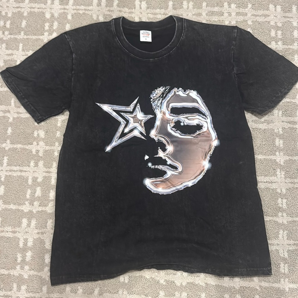 VINTAGE STAR-FACE TEE SHIRT